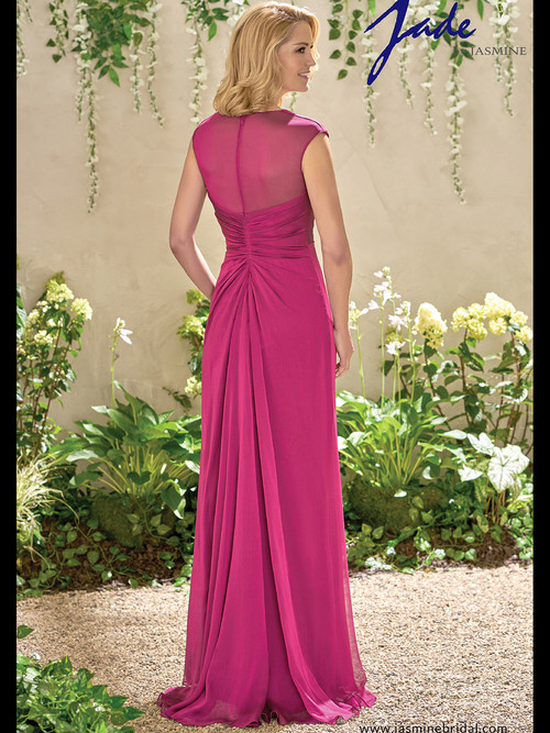 pink mother of the bride dress